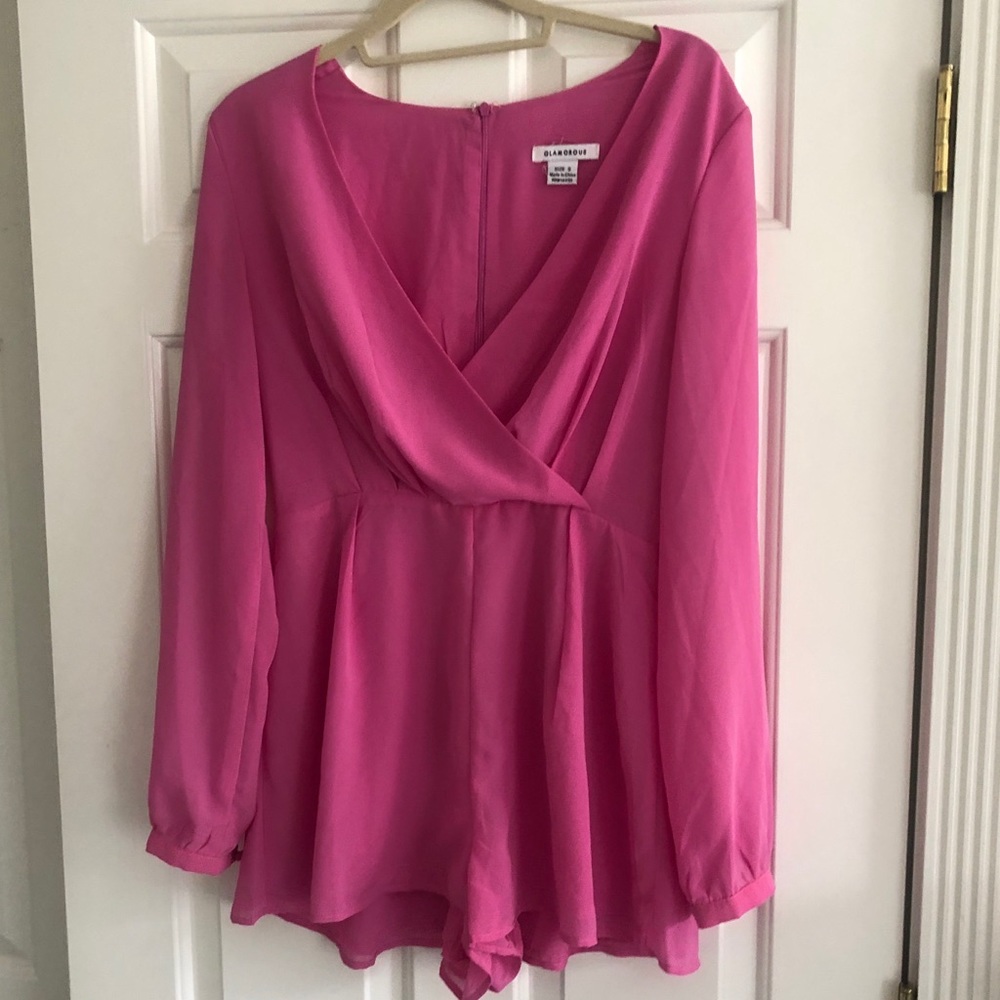 Glamorous Pink Romper